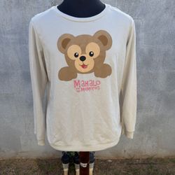 PreOwned Aulani Disney Hawaii Duffy Bear Sweater Women's Large