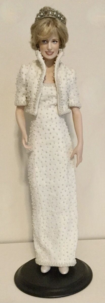 Franklin Mint Lady Diana Porcelain Doll