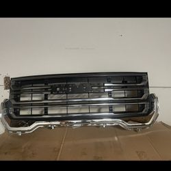 2020 2021 2022 2023 GMC ACADIA FRONT UPPER GRILLE CHROME