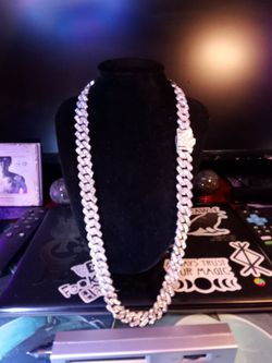 🔥24" 14mm 925 STAMPED GRA CERTIFIED MOISSANITE CUBAN
