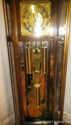 Antique grandfather clock