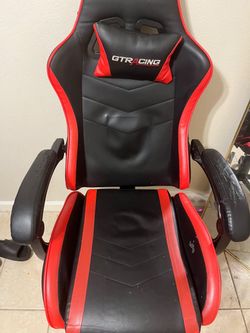 GTRacing Gaming Chair Black and Red