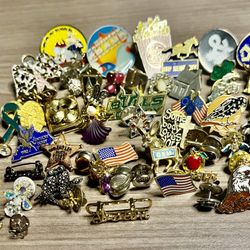 So many pins. All different sizes and logos. Some new some used. As is. What you see is what you get. Make me an offer I can’t refuse. Please feel fre
