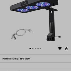Nicrew 150w light with controller and bracket 