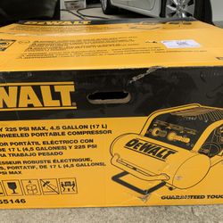 DEWALT 4.5 Gal. Portable Electric Air Compressor