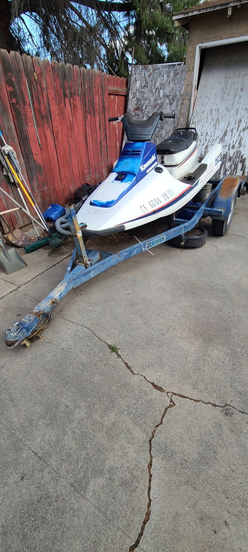 Jetski with trailer