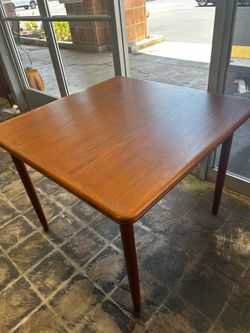 Mid-century Danish teak expansion table