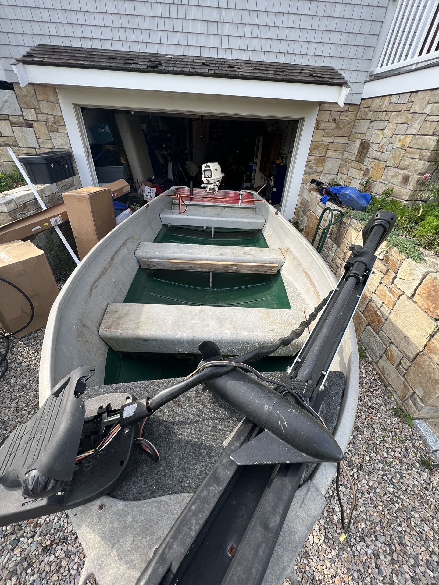 V-Hull Boat And Motor