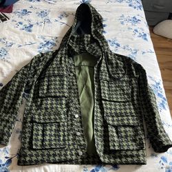 Ivy Park Green Houndstooth