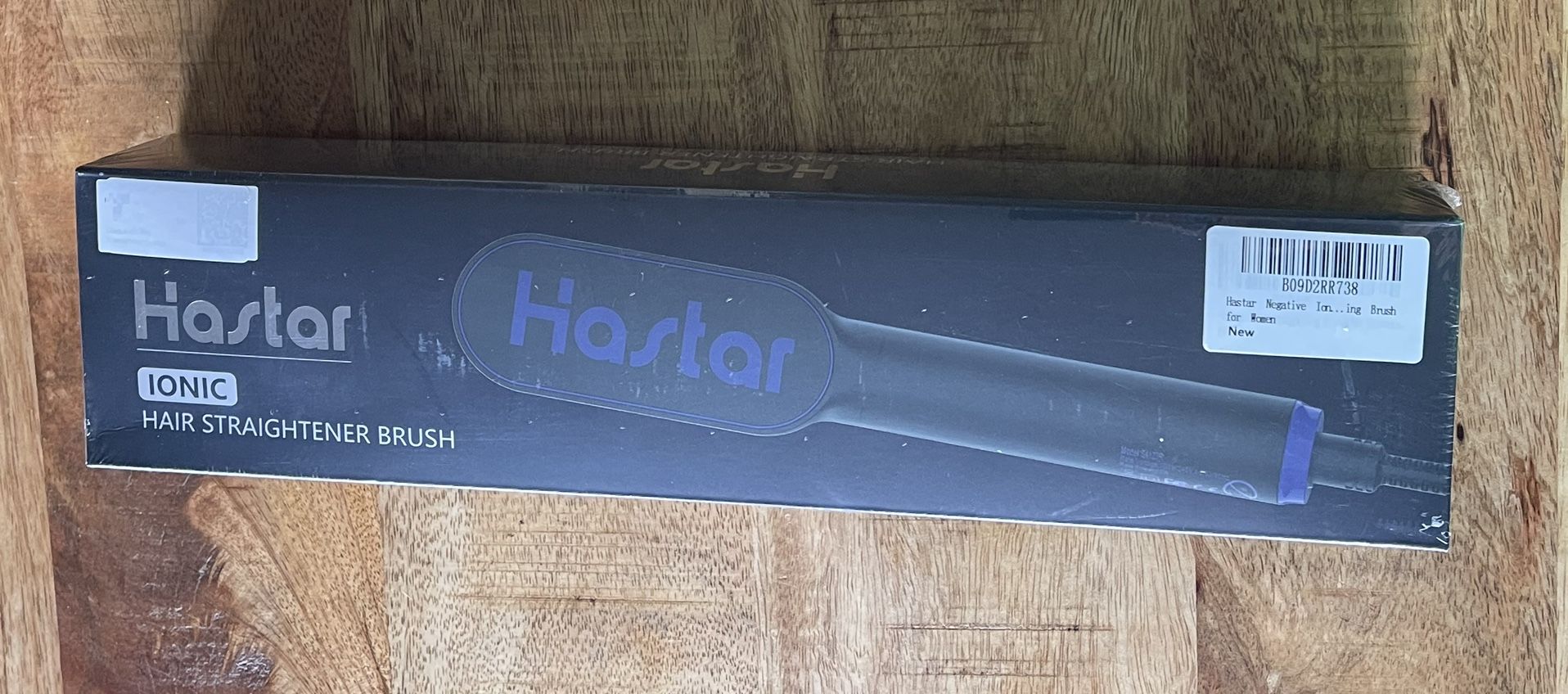 Hastar Hair Straightener Brush,Negative Ion Straightening Brush,Hair Straightener Comb for Women,30s Fast Heating with 6 Temp Mode for Smooth Frizz-Fr