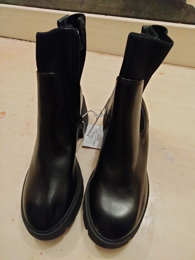 American Eagle Black Boots