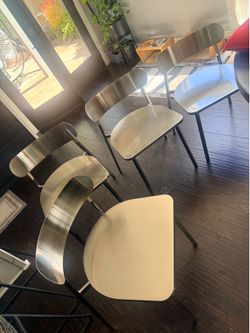 Metal chairs