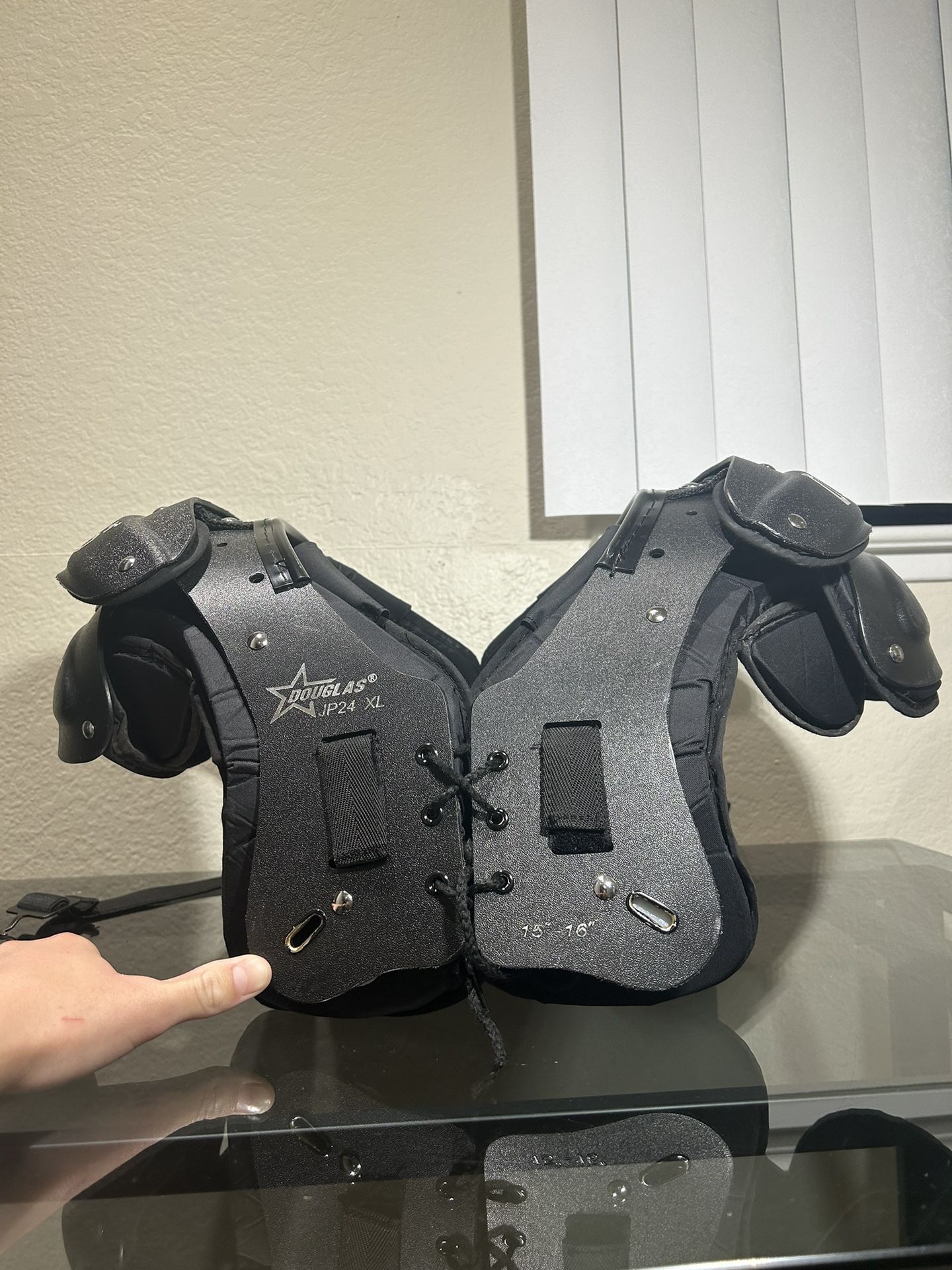 Youth Douglas Junior JP24 Football Shoulder Pads