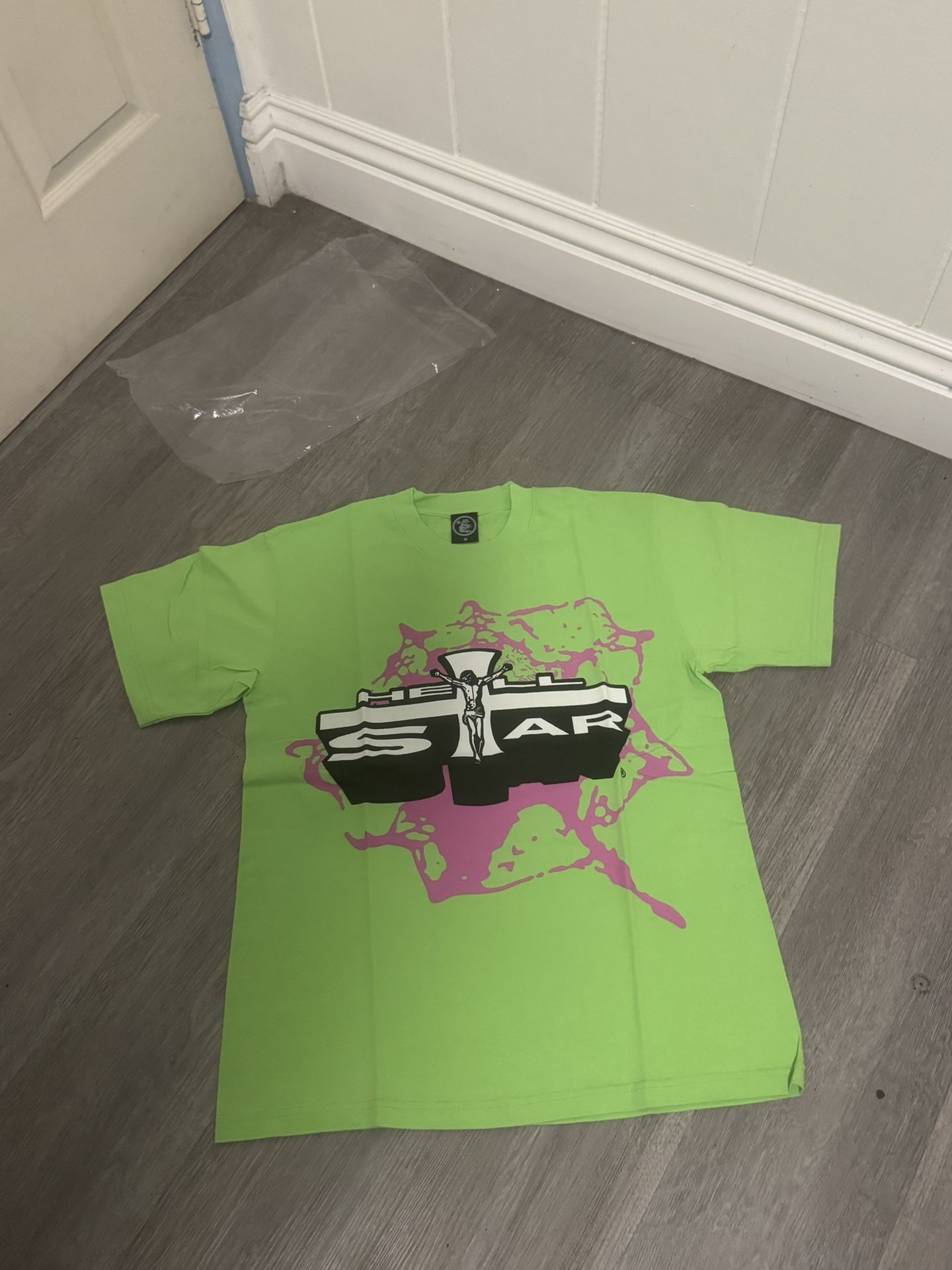 Hellstar t shirt size medium Christmas design 2025 brand new never worn comes with bag and tags men