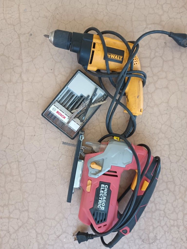 Dewalt Drill Jigsaw And Blades