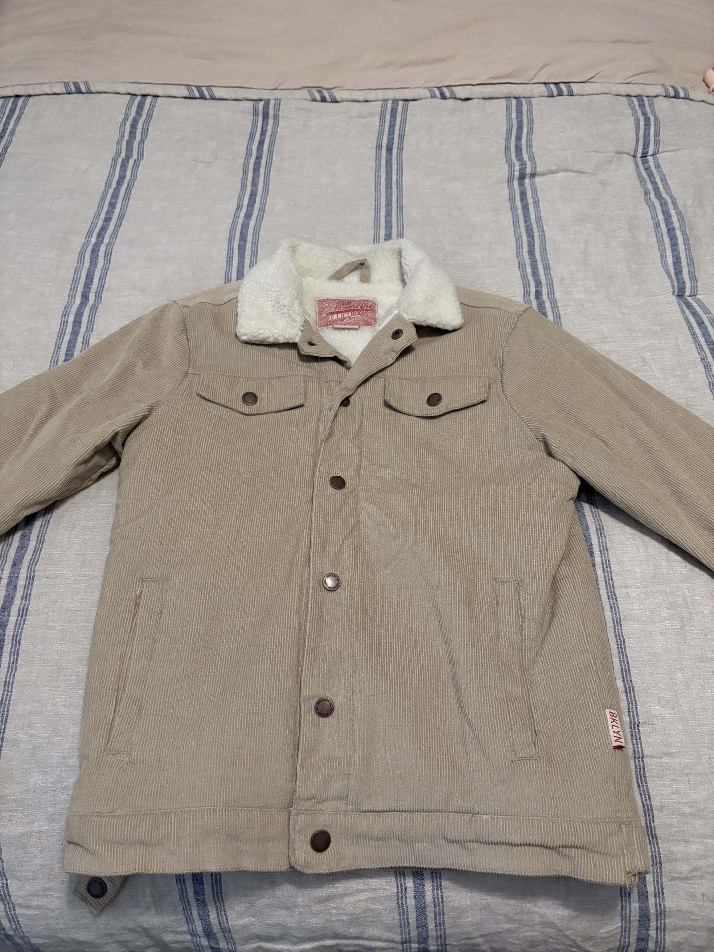 Corduroy Sherpa Lined Jacket