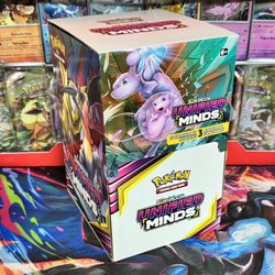 Pokemon Sun & Moon Unified Minds 3 Card Mini Pack Gravity Display Box - 96 Packs 