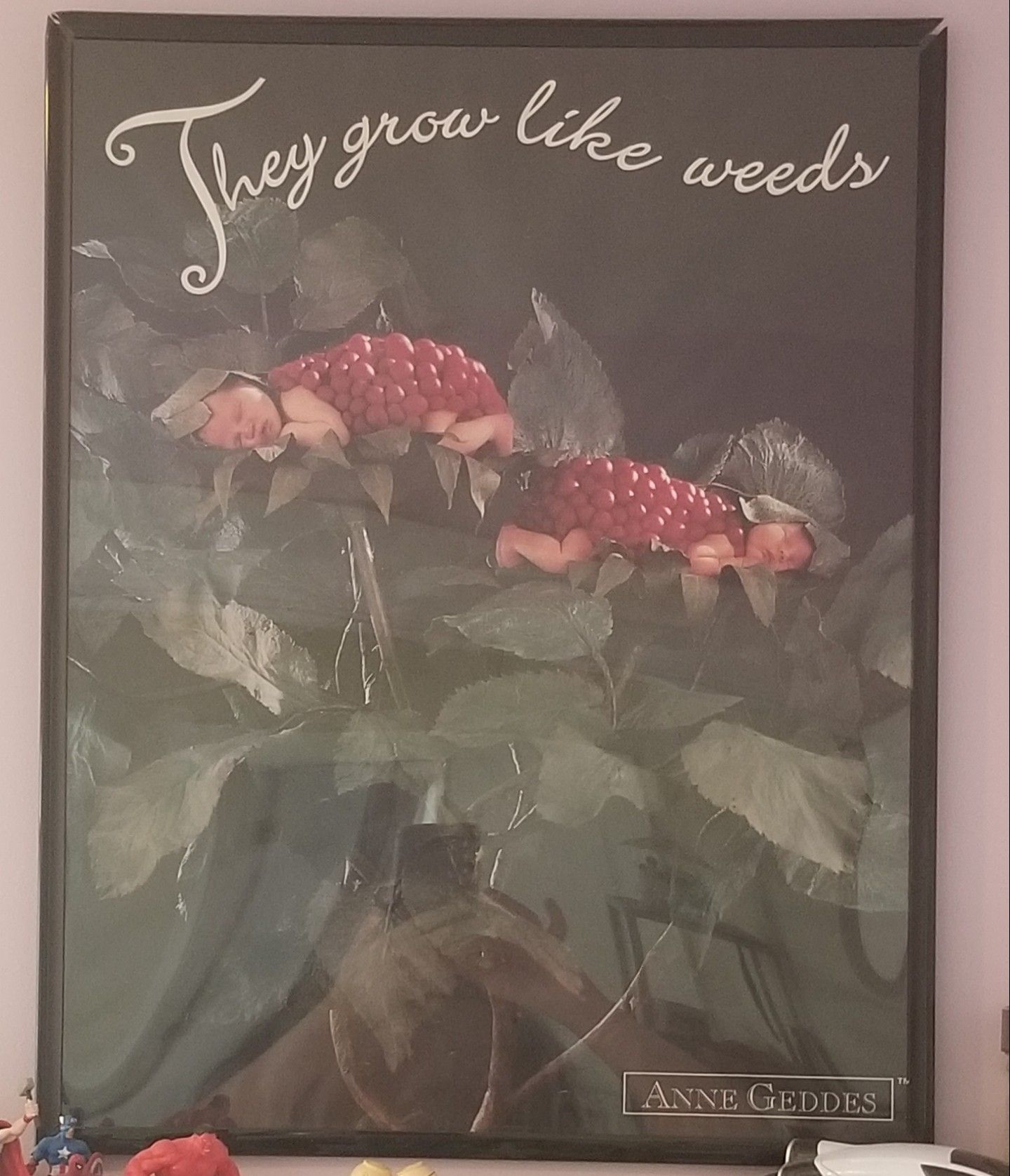 Nursery framed wall poster