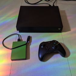Xbox One X + 4TB Hard Drive