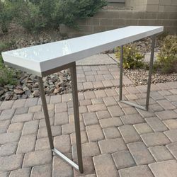 New White Console Table