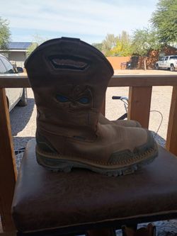 Waterproof Cody James steel toe work boots