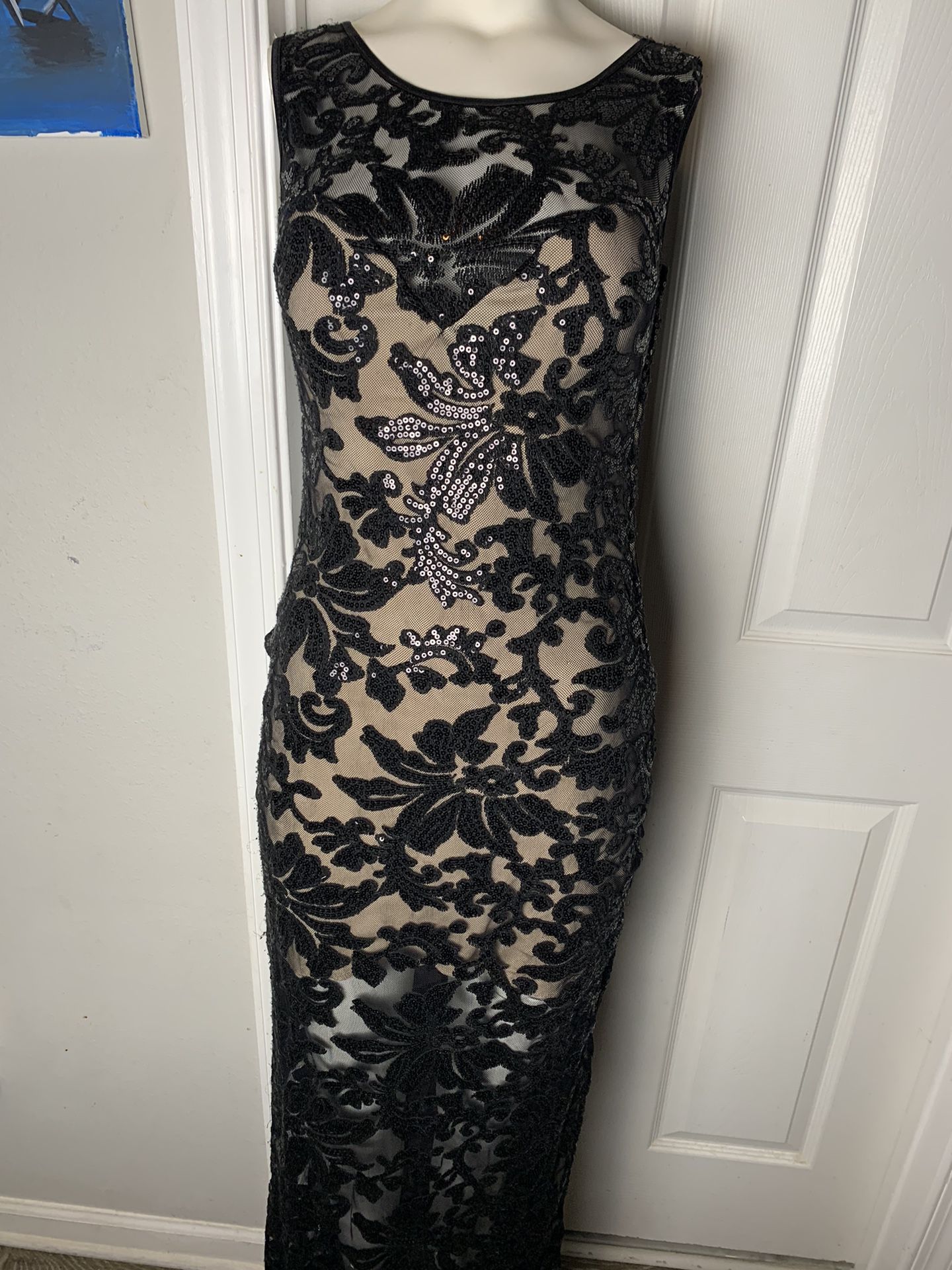 Exquisite Black Lace Dress 