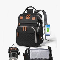 Diaper Bag With Changing Station
