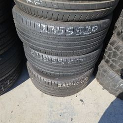 Pair 235/55/20 Used Tires 
