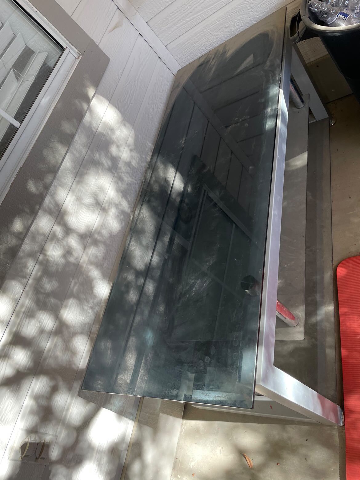 *FREE*Glass Entertainment Center