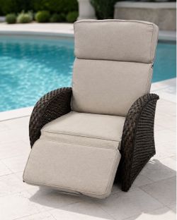 Outdoor Wicker Recliner Chair – $69.99 Each