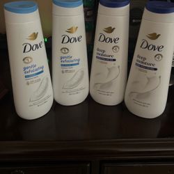 Dove.   Body wash 5 each   20oz 
