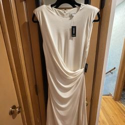 Express Dress, White, Size S