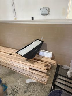 2x4x10 (32 count), 2x4x96’ (14 count) Fibatape, and USG SHEETROCK 5/8 in. x 4 ft. x 12 ft. (14 count