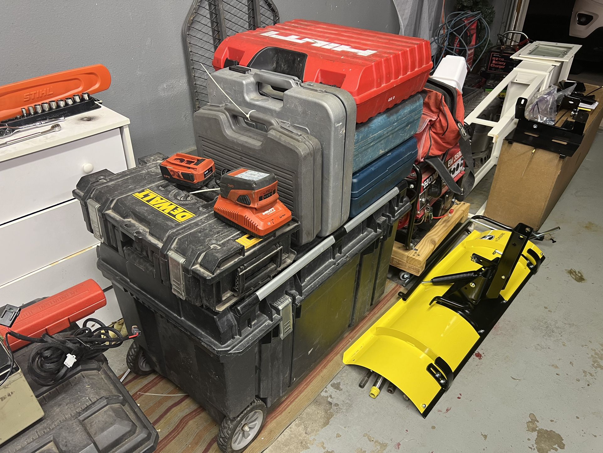 Numerous Power Tools From Storage Auction. Call Troy @ (contact info removed)