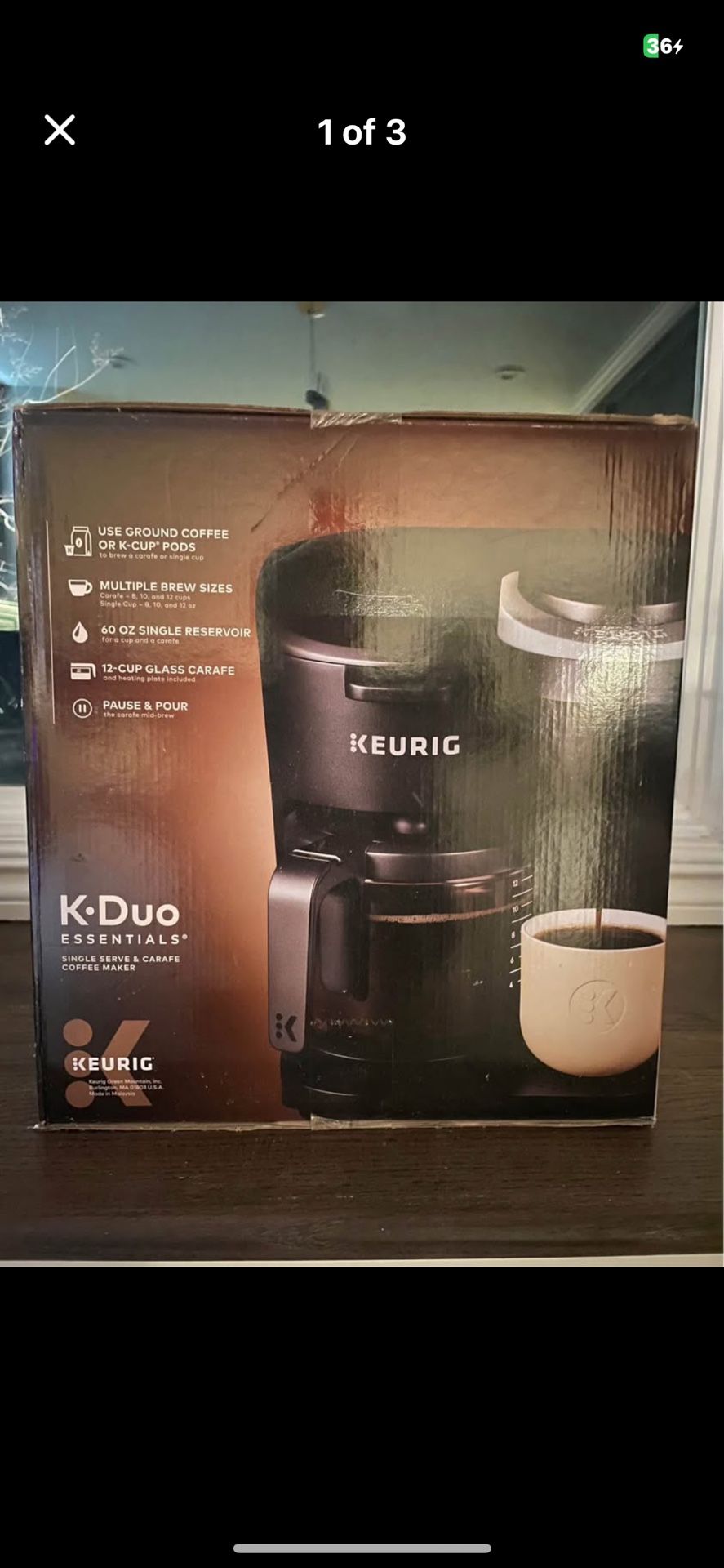 Coffee Machine Keurig 12 Cups