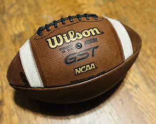 Wilson GST 1003 NCAA/NFHS Leather Game Football Game Prepped USA Made Official Size