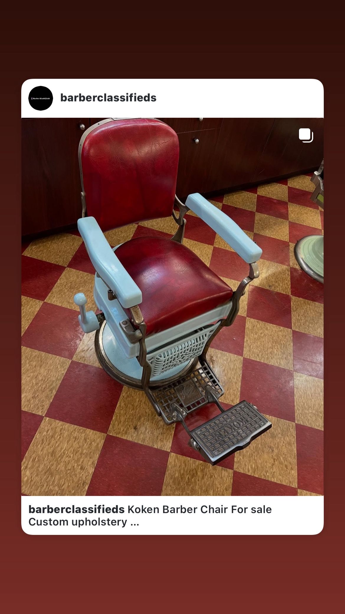 Koken Barber chair