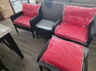 Outdoor Wicker Patio Furniture set 5 piece