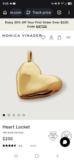14k Gold Vermeil Engraved Locket (C+S) & (I Love You)