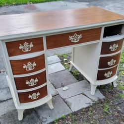 Wood Desk, Great For Student Or Home Office