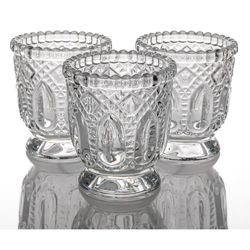 Candle voltine glass holders-48 count