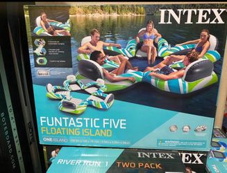 🌊 NEW – Funtastic Five Floating Island (5-Person) 🌊