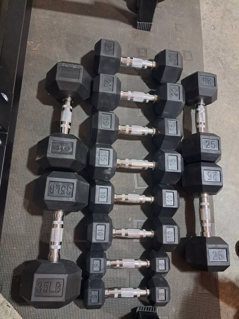 Dumbbells 215lb $200