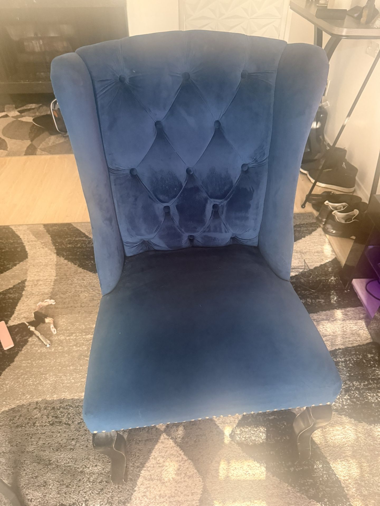 Blue Accent Chair