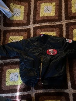 VINTAGE 90s 49ers Starter Bomber Jacket SIZE MED