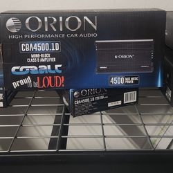 New!! Orion COBALT 4500w 1ch Amplifier 