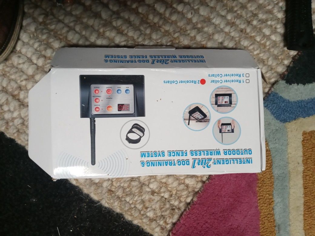 An Intelligent 2 In 1 Dog Training And Outdoor Wireless Fence System