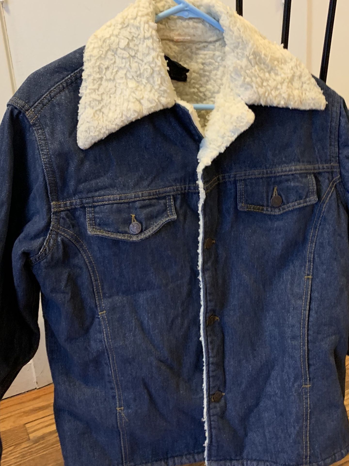 Vintage Roebuck Denim Sherpa Jacket