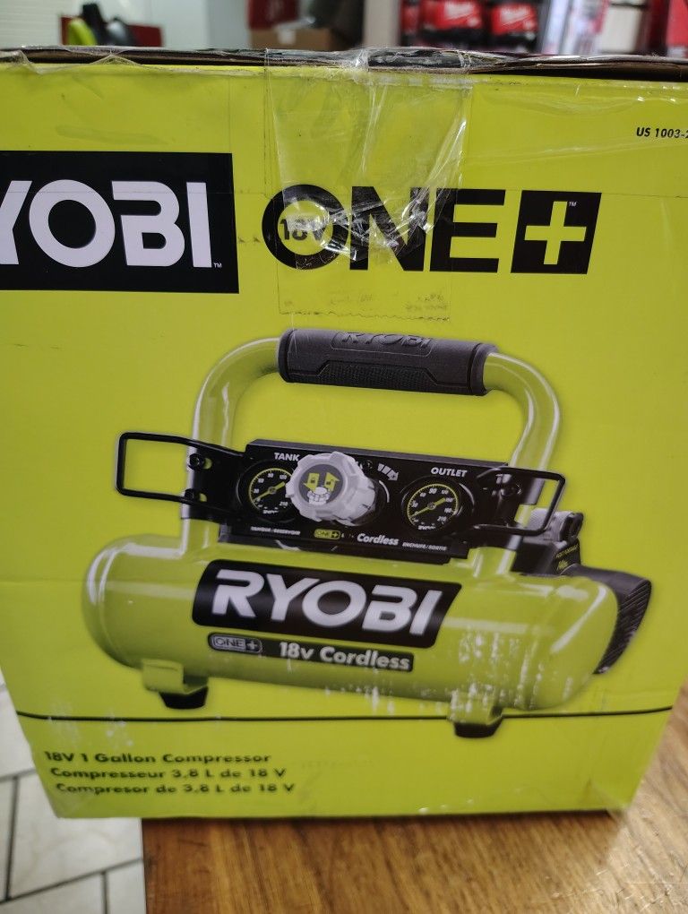 Ryobi 1 Gallon Cordless Ryobi Compresor Tool Only