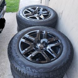 2025 Chevy Silverado , Tahoe, Suburban Wheels And Tires Bridgestone AT 275/60/R20 $1650 Firm Price 